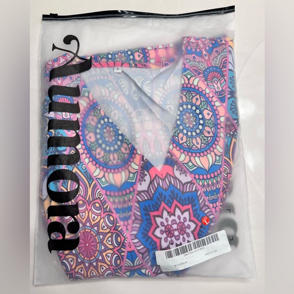 NWT Aumora Women's Shift Dress Floral Paisley Print V Neck Mini Dress - Picture 5 of 5